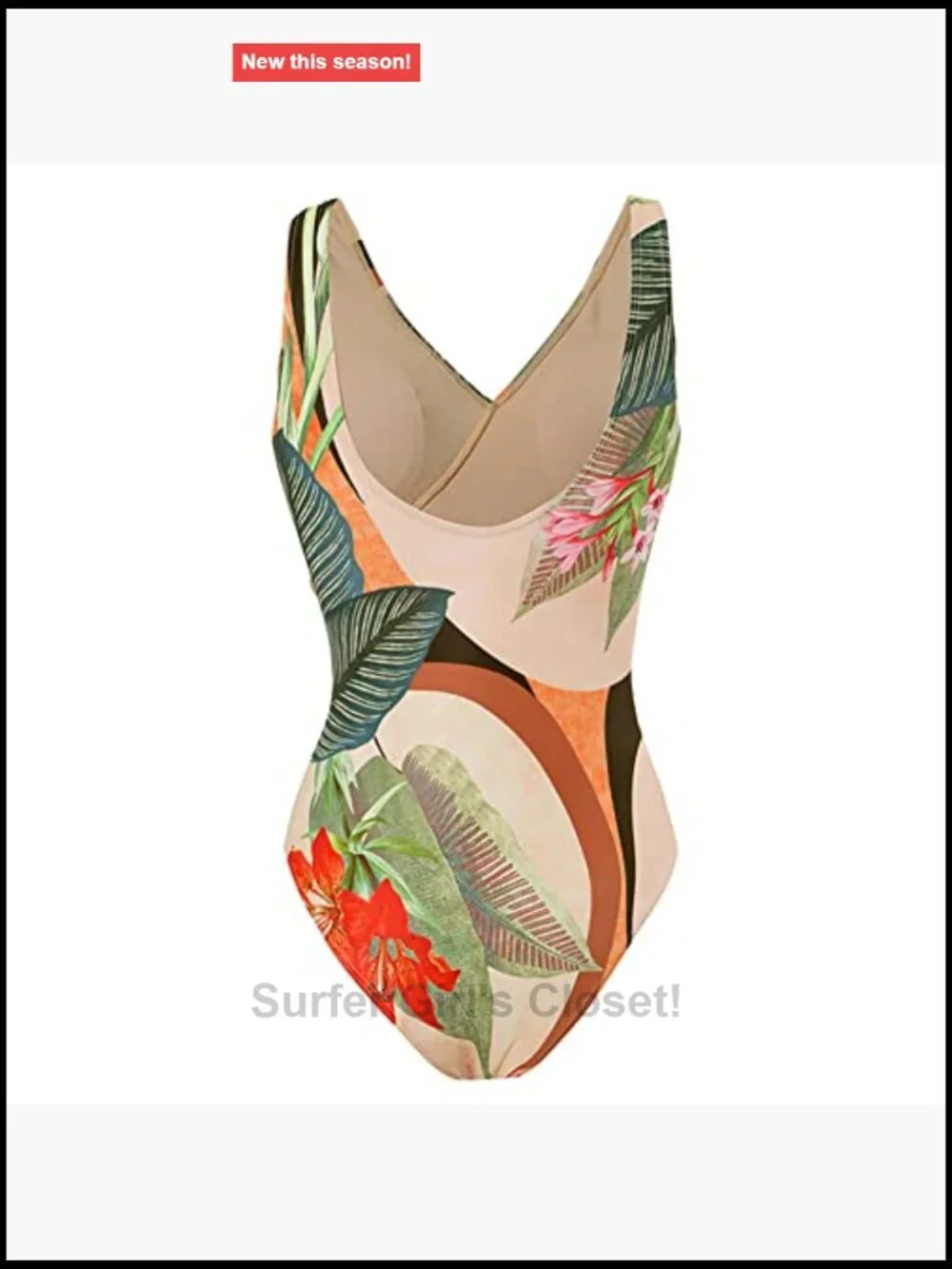 Retro Floral One Piece Swimsuit with Beach Cover Up Wrap Skirt Set
